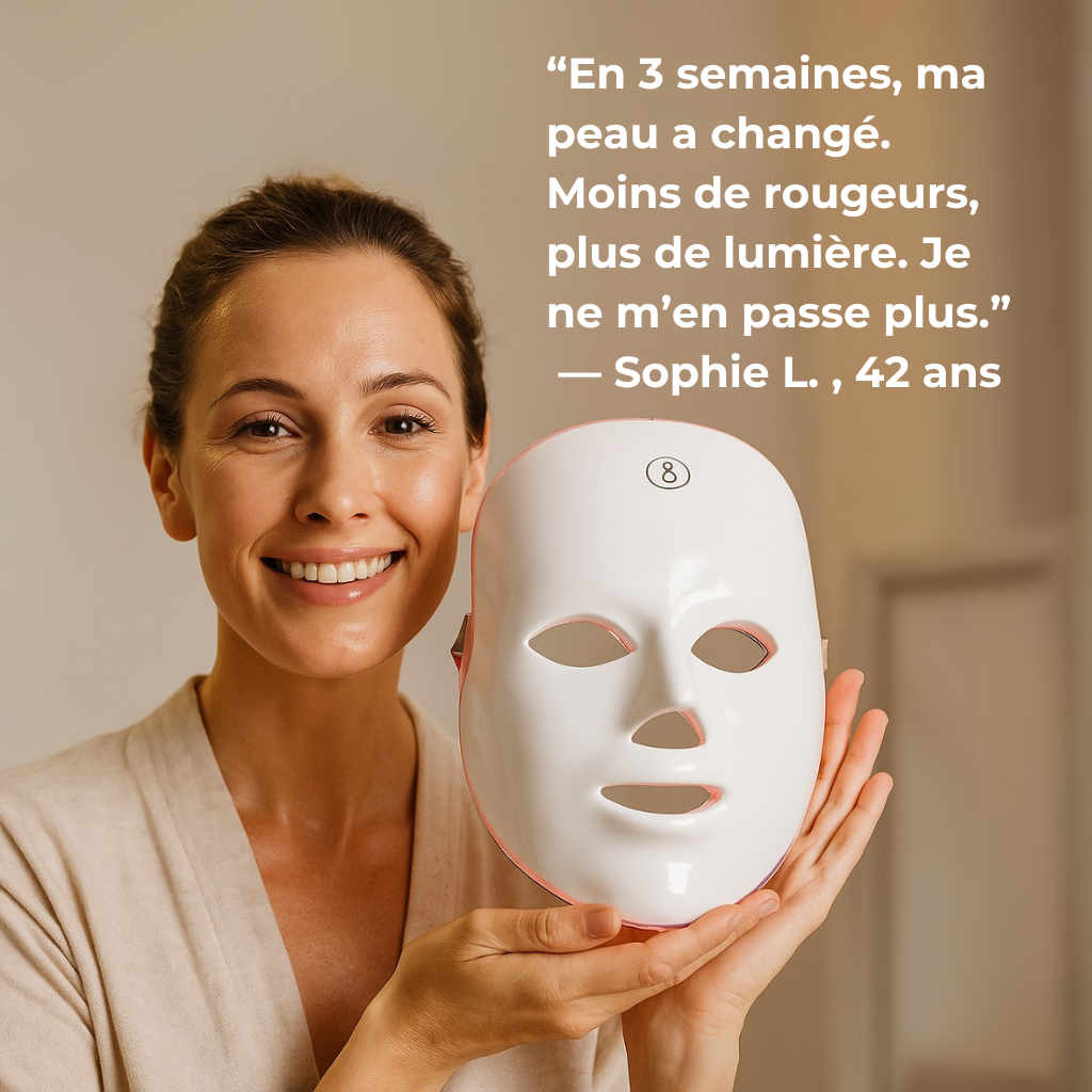Masque de Soin de Visage LED
