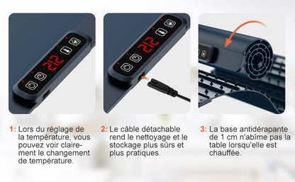 Plaque Chauffante Electrique en Silicone